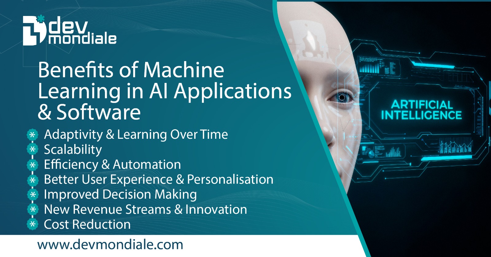 Benefits of ML in AI Applications & Software